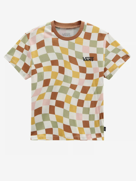 Vans Checker Print Тениска детски