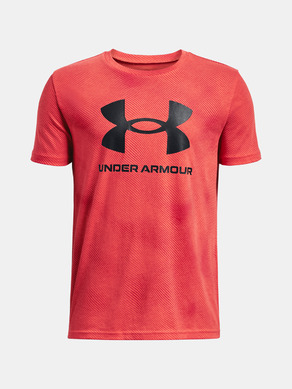 Under Armour UA Sportstyle Logo Aop SS Тениска детски
