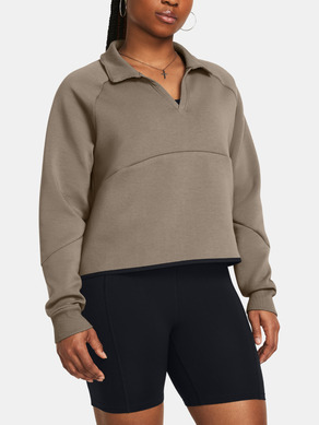 Under Armour Unstoppable Flc Rugby Crop Sweatshirt