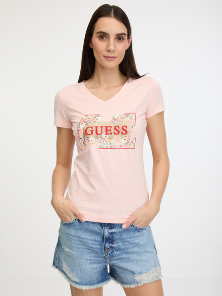 Guess Logo Flowers T-shirt