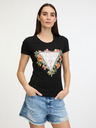Guess Triangle Flowers T-shirt