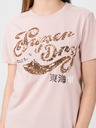 SuperDry Script Sequin T-shirt