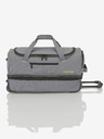 Travelite Basics Wheeled duffle S - šedo-zelená Чанта