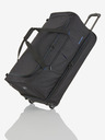 Travelite Basics Wheeled duffle L - černo-modrá Чанта