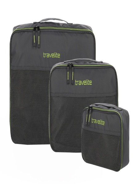 Travelite Packing Cubes S,M,L Anthracite Комплект