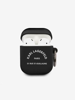 Karl Lagerfeld AirPods 1/2 Black Калъф