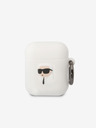 Karl Lagerfeld Airpods 1/2 White Калъф