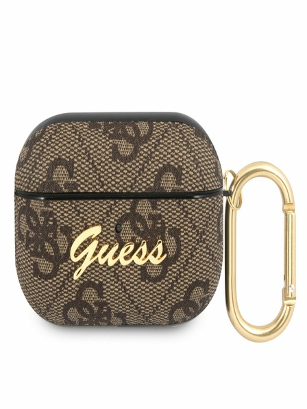 Guess 4G Script PC/PU Airpods Pro Brown Калъф