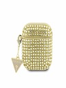 Guess Rhinestones Triangle Metal Logo AirPods 1/2 Gold Калъф