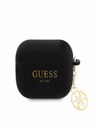 Guess 4G Charm Silikonové AirPods Pro 2 Black Калъф