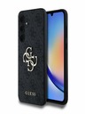 Guess PU 4G Metal Logo Zadní Kryt pro Samsung Galaxy A35 5G Grey Калъф за телефон