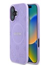 Guess Saffiano Peony Stamp MagSafe Phone 16 Purple Калъф за телефон