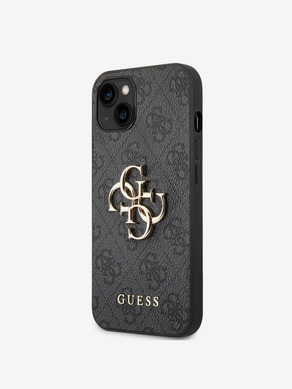 Guess PU 4G Metal Logo iPhone 14 Plus Grey Калъф за телефон