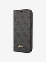 Guess PC/TPU 4G Metal Camera Outline Book iPhone 14 Pro Black Калъф