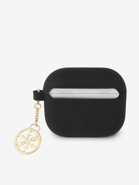 Guess 4G Charm Silikonové AirPods 3 Black Калъф