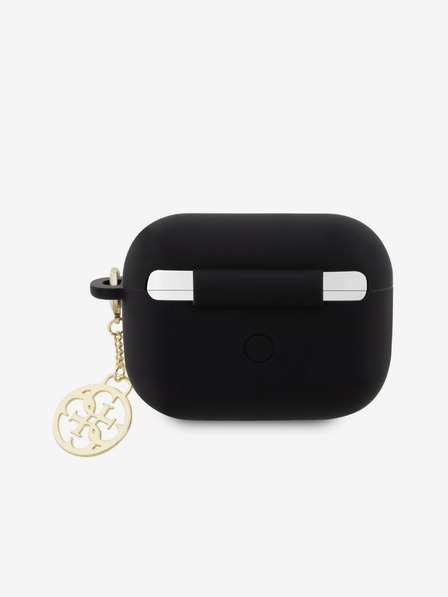 Guess 4G Charm Silikonové AirPods Pro 2 Black Калъф