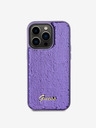 Guess Sequin Script Logo Zadní Kryt pro iPhone 14 Pro Max Purple Калъф за телефон