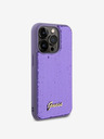 Guess Sequin Script Logo Zadní Kryt pro iPhone 14 Pro Max Purple Калъф за телефон