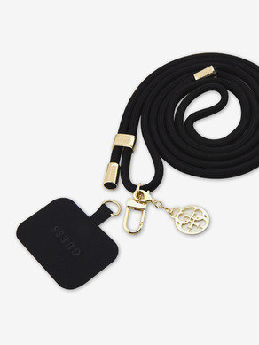 Guess Crossbody Cord 4G Charm Gold/Black Калъф за телефон