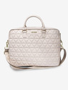 Guess Quilted Notebook 15 Pink" Чанта