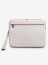 DKNY PU Leather Checkered Pattern and Stripe Notebook 13/14 Pink" Калъф