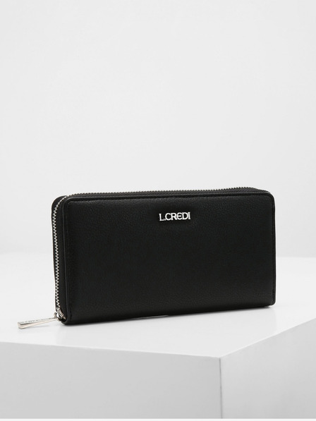 L.CREDI Filippa Wallet L Black Портмоне