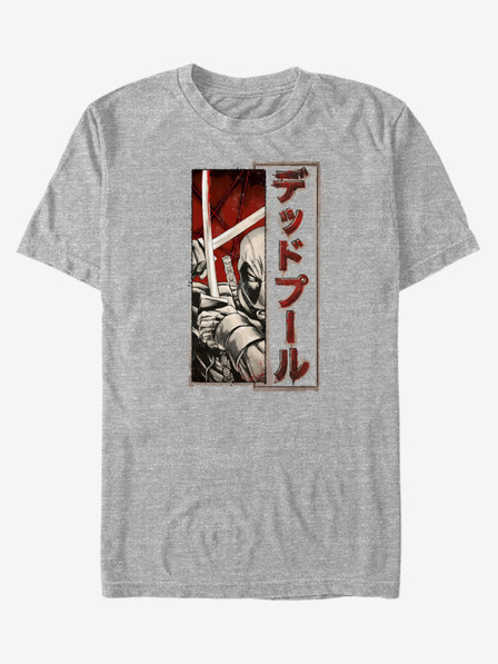 ZOOT.Fan Marvel Deadpool Sword Kanji T-shirt