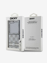 DKNY PU Leather Checkered Pattern and Stripe Zadní Kryt pro Samsung Galaxy Z Flip 6 Beige Калъф за телефон