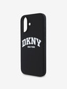 DKNY Liquid Silicone Arch Logo MagSafe Zadní Kryt pro iPhone 16 Black Калъф за телефон