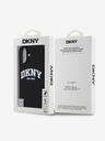 DKNY Liquid Silicone Arch Logo MagSafe Zadní Kryt pro iPhone 16 Black Калъф за телефон