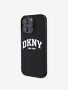 DKNY Liquid Silicone Arch Logo MagSafe Zadní Kryt pro iPhone 16 Pro Max Black Калъф за телефон