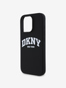 DKNY Liquid Silicone Arch Logo MagSafe Zadní Kryt pro iPhone 16 Pro Max Black Калъф за телефон