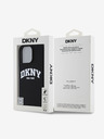 DKNY Liquid Silicone Arch Logo MagSafe Zadní Kryt pro iPhone 16 Pro Max Black Калъф за телефон