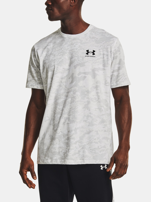 Under Armour UA ABC CAMO SS - bílá T-shirt