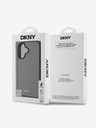 DKNY PU Leather Silver Metal Logo Magsafe iPhone 16 Grey Калъф за телефон