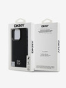 DKNY PU Leather Stack Logo Magsafe  iPhone 16 Pro Black Калъф за телефон