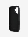 DKNY 3D Rubber Repeat Logo Line iPhone 16 Black Калъф за телефон