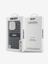 DKNY PC/TPU Repeat Pattern Tonal Stripe Magsafe Zadní Kryt pro iPhone 16 Pro Max Black Калъф за телефон