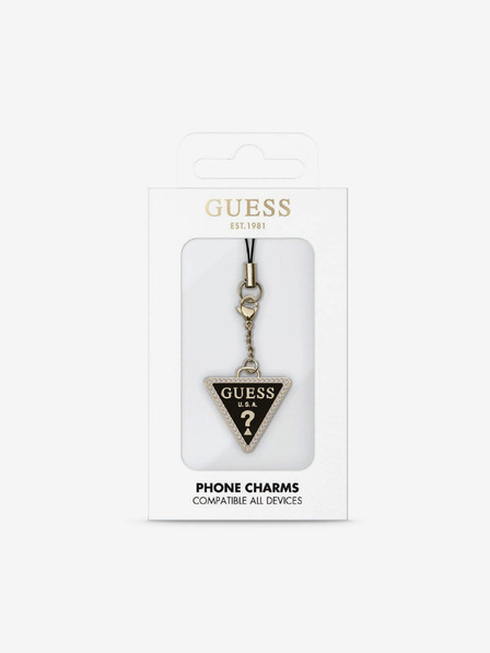 Guess Přívěsek Strass Triangle Metal Logo Калъф за телефон