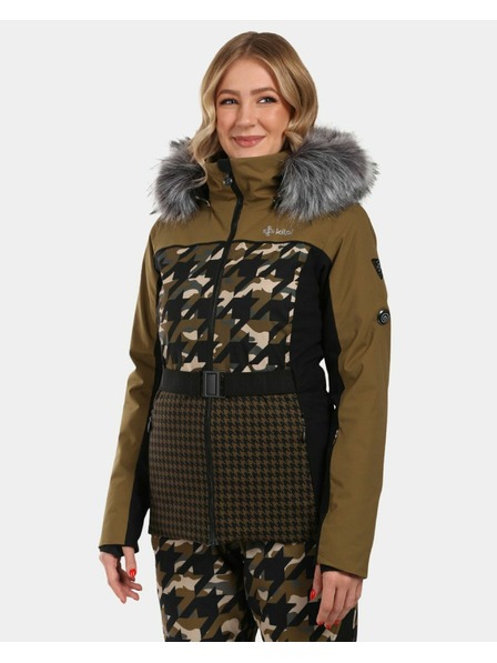 Kilpi Дамско ски яке Kilpi CLAIR-W Khaki