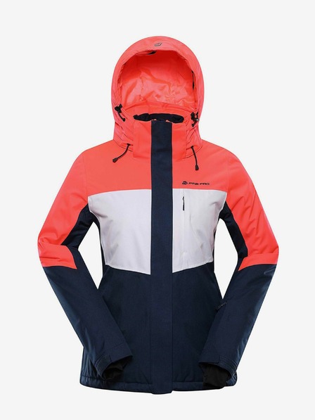 ALPINE PRO Оранжево и синьо дамско ски яке Alpine Pro SARDARA 5
