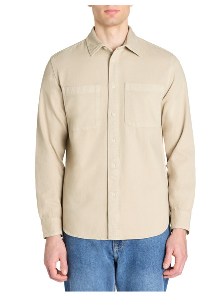 Celio Бежова мъжка риза Celio Lanime