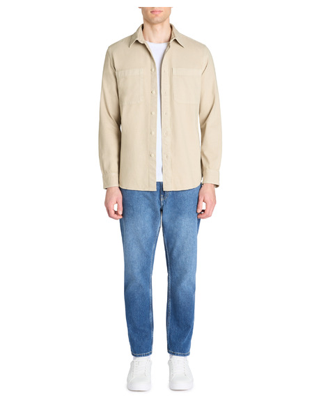 Celio Бежова мъжка риза Celio Lanime