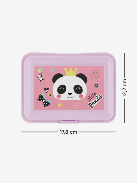 BAAGL  Лилава кутия за закуски Panda Baagl
